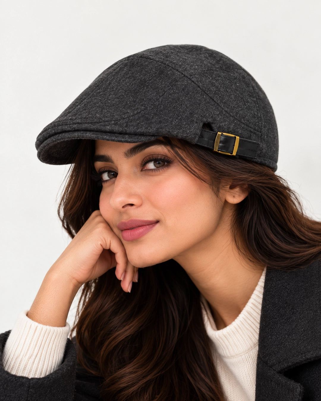Winter Padded Ivy Hat - The Urban GreyCap