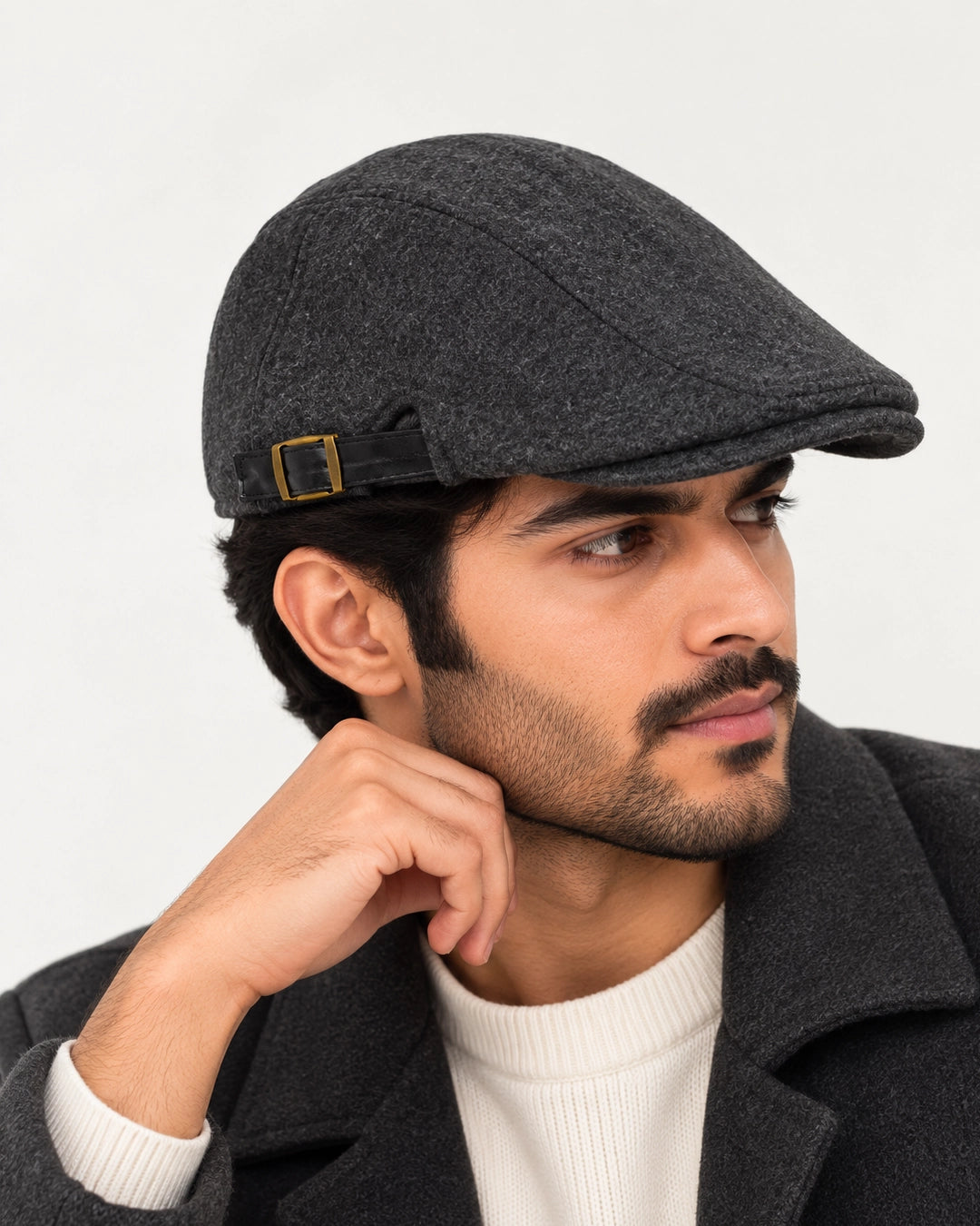 Winter Padded Ivy Hat - The Urban GreyCap