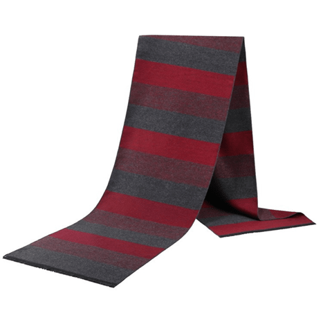 Crimson Drift - luxurious blend of 60% polyester and 40% acrylic. Length of 180 cm and a classic width of 30 cm