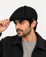 Summer Black Bayside Linen Cap for Comfort and Style