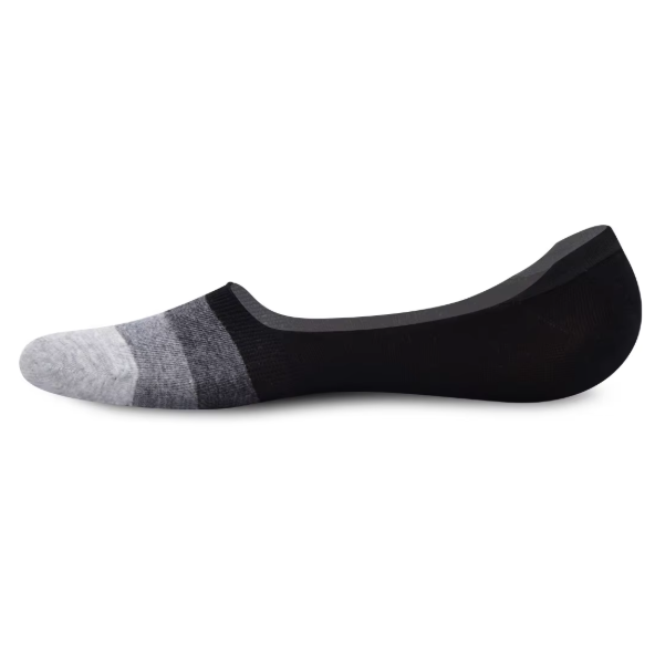 Leisure Low Tube Invisible Slouch Silicon Non Slip Socks Cotton Breathable Ankle Socks (5 pairs)