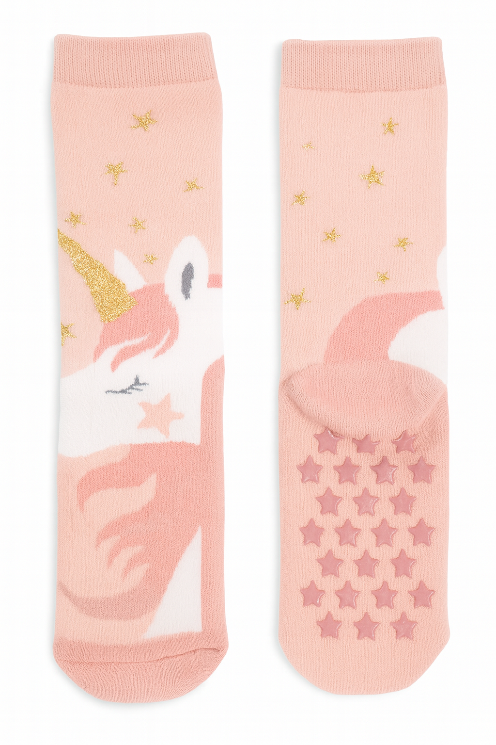 Peach Unicorn Anti-Slip Age 6-8 years Single Pack
