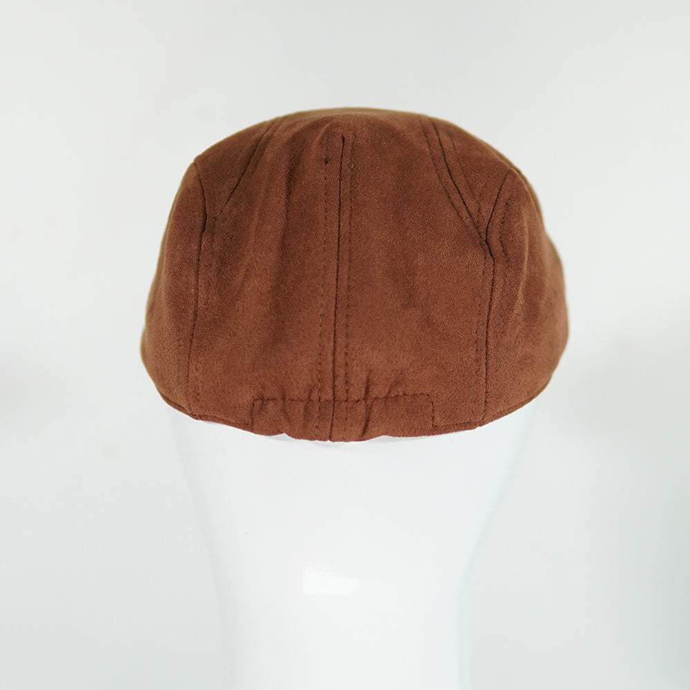 [Summer] Suede Peaked Caps Gatsby Driving Hat - Ideal for summer wear - 55-59 cm -  Elasticated