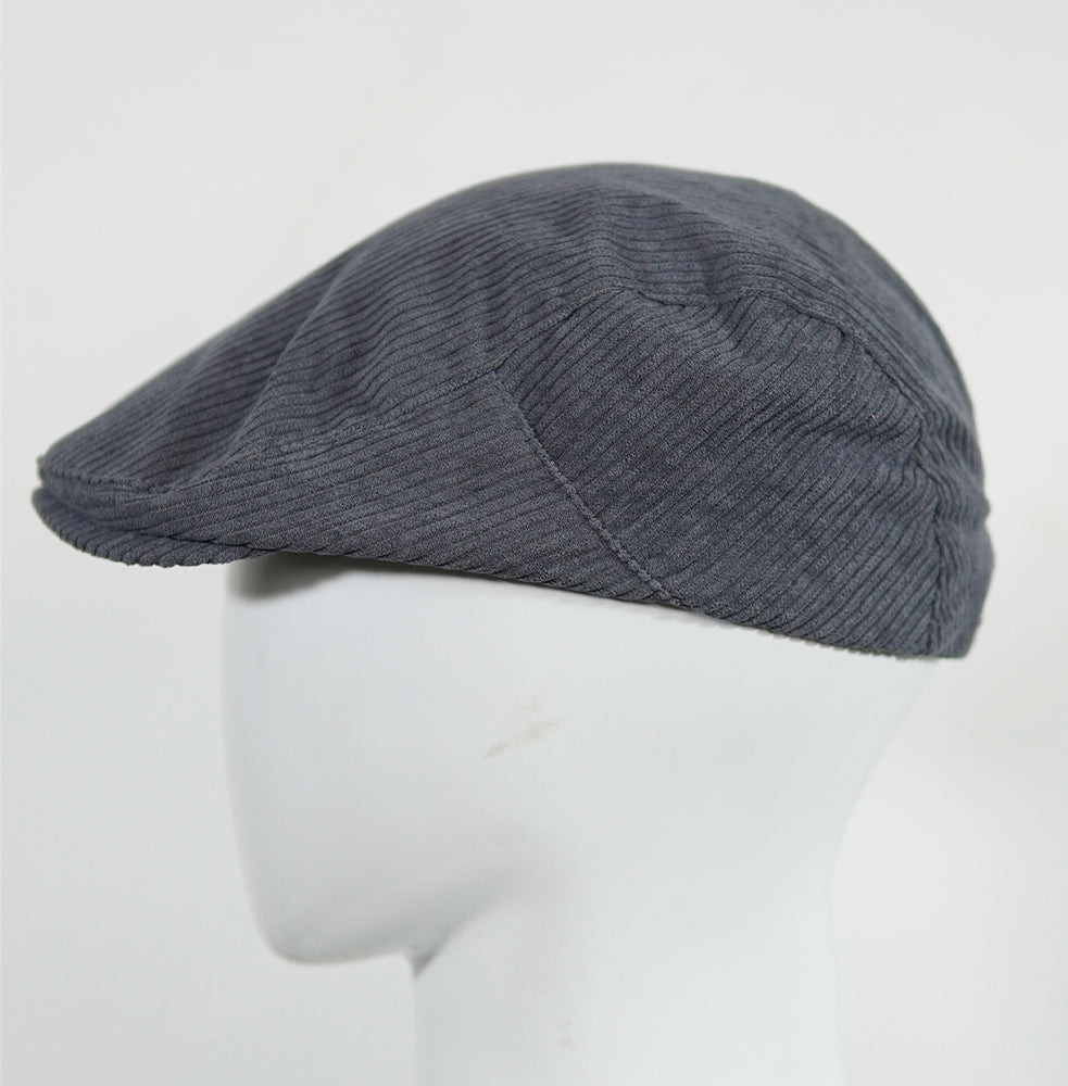 [Summer] Corduroy Beret Flat Cap - Ideal for summer wear - 53 cm to 56cm - Adjustable Buttom - Ultimo