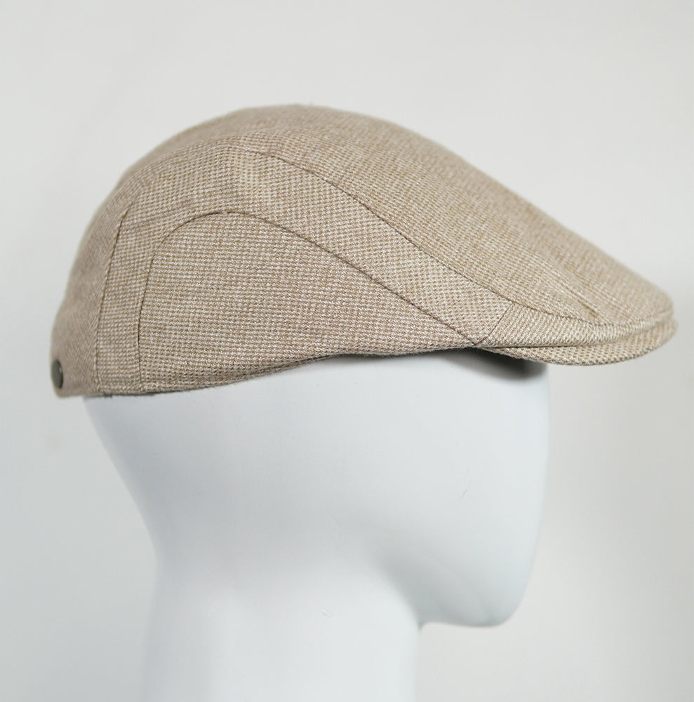 [All Season] Retro Driver Flat Caps (Color : Beige, Size : One Size) - Ideal for summer wear - 80% Cotton 20% polyester - Ultimo