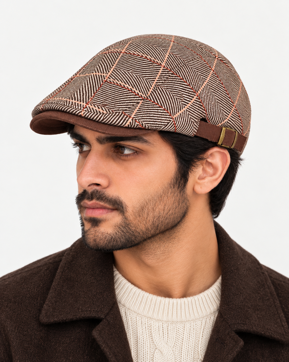 [All Seasons] The Heritage Cap (35% Cotton and 65% Polyester Non - Padded - Headsize 55cm to 58 cm with belt to adjust the size) - Ultimo