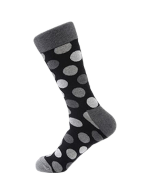 Monochrome Dotty - Made from 70% Cotton, 27% Polyester - EU sizes 42 to 47.
