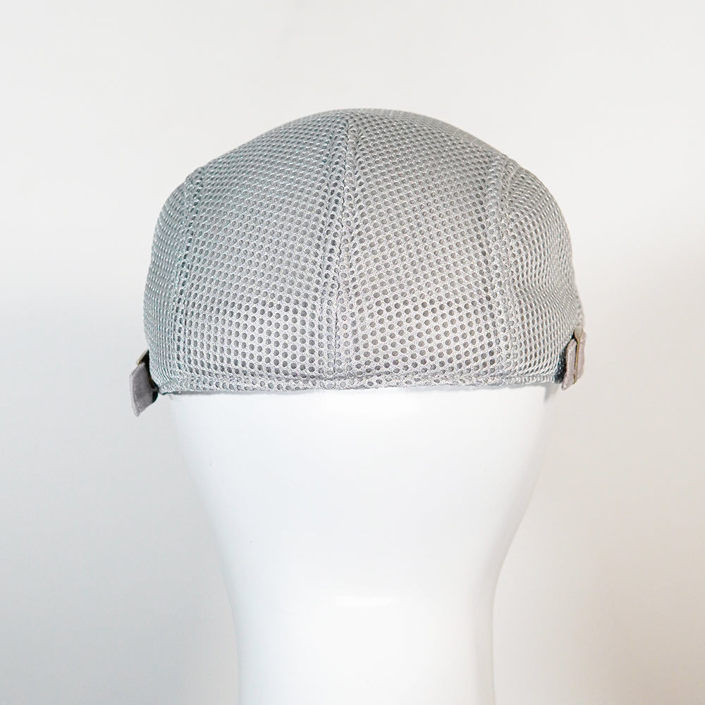 [Summer] LightWear Mesh Flat Cap (100% Polyester Padded - Headsize 55cm to 58 cm with belt to adjust the size) - Ultimo