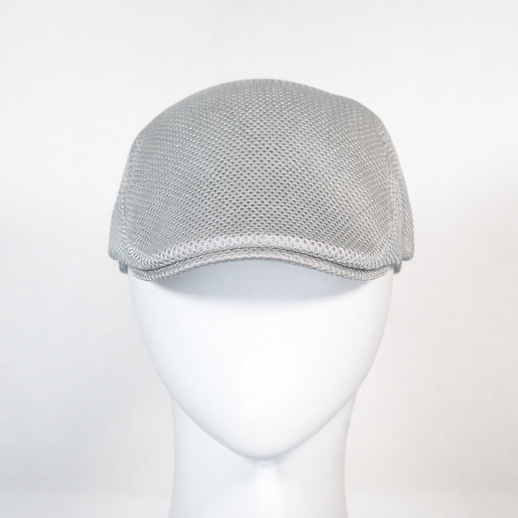 [Summer] LightWear Mesh Flat Cap (100% Polyester Padded - Headsize 55cm to 58 cm with belt to adjust the size) - Ultimo