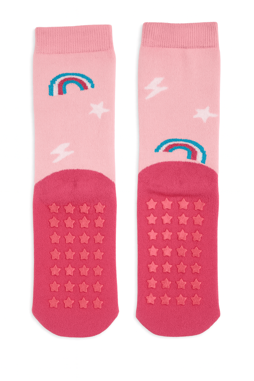 Besties Anti Slip Kids Socks - Comfort and Safety for Ages 9-11 (Single Pack)