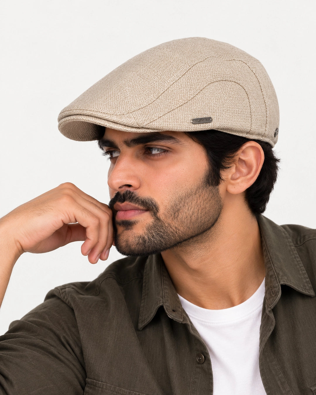 [All Season] Retro Driver Flat Caps (Color : Beige, Size : One Size) - Ideal for summer wear - 80% Cotton 20% polyester - Ultimo