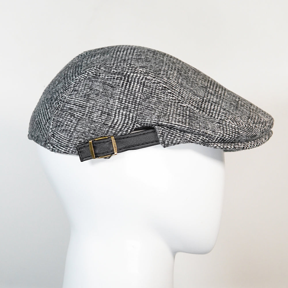 [Winter Padded] The Classic Glen Cap (65% Cotton and 35% Polyester Padded - Headsize 55cm to 58 cm with button to adjust the size) - Ultimo