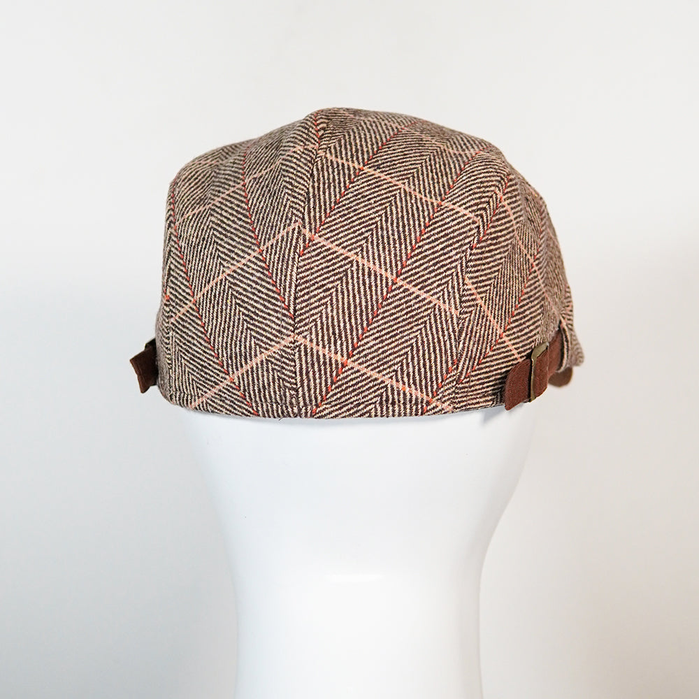 [All Seasons] The Heritage Cap (35% Cotton and 65% Polyester Non - Padded - Headsize 55cm to 58 cm with belt to adjust the size) - Ultimo