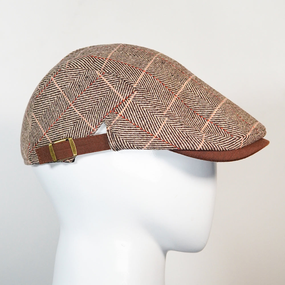 [All Seasons] The Heritage Cap (35% Cotton and 65% Polyester Non - Padded - Headsize 55cm to 58 cm with belt to adjust the size) - Ultimo