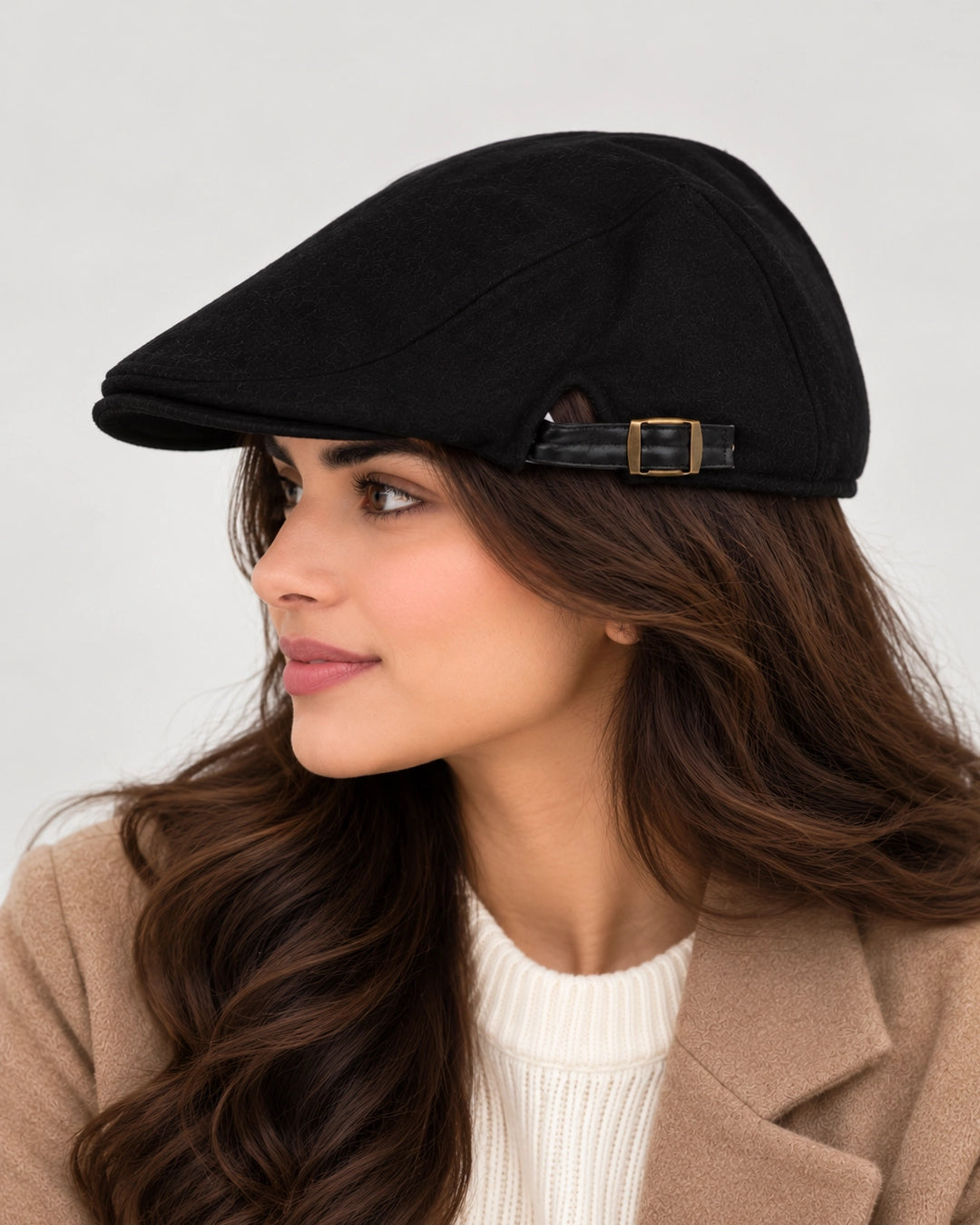 Winter Padded The Midnight Cap - Stylish & Adjustable Ivy Hat