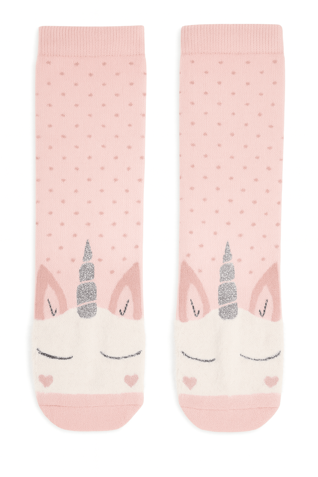 Pink Unicorn Anti Slip Age 6-8 year (Single Pack)
