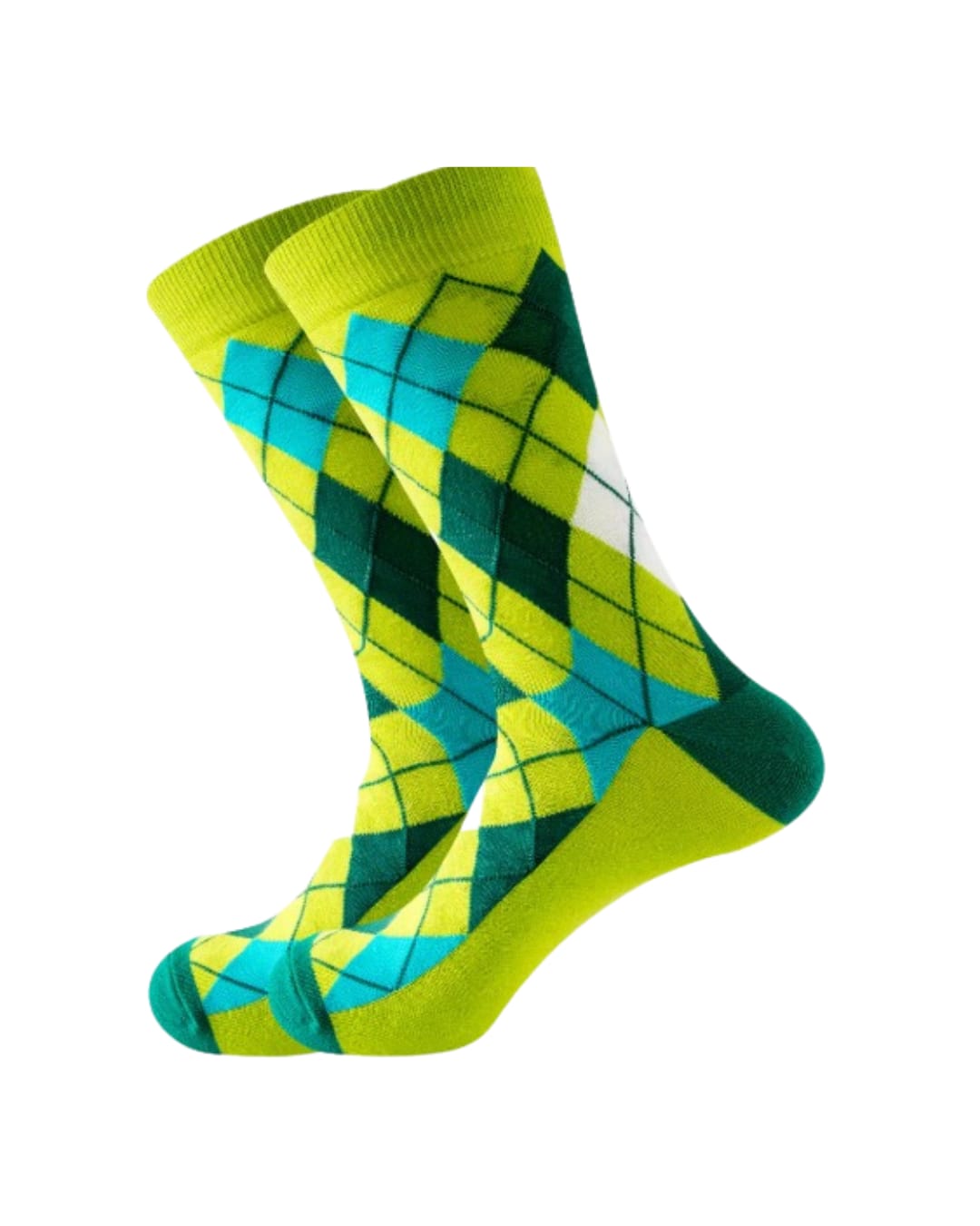 Green Checkmate - Made from 70% Cotton, 27% Polyester - EU sizes 42 to 47.