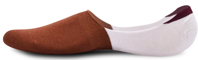 Invisible Color No Show Fashion Dress Socks Thin Silicone Anti-Slip Cotton Socks (5 pairs)