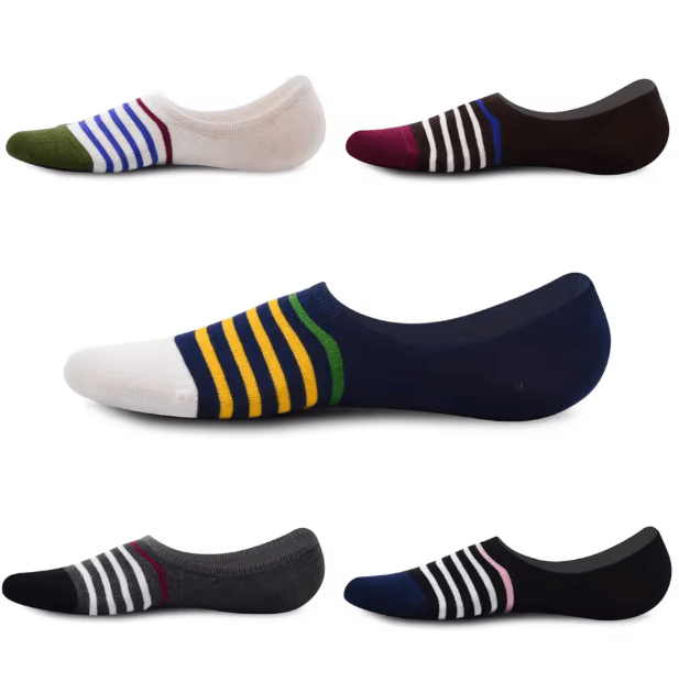 No Show Low Cut Boat Socks Non-Slip Casual Silicone Shallow - Ultimo