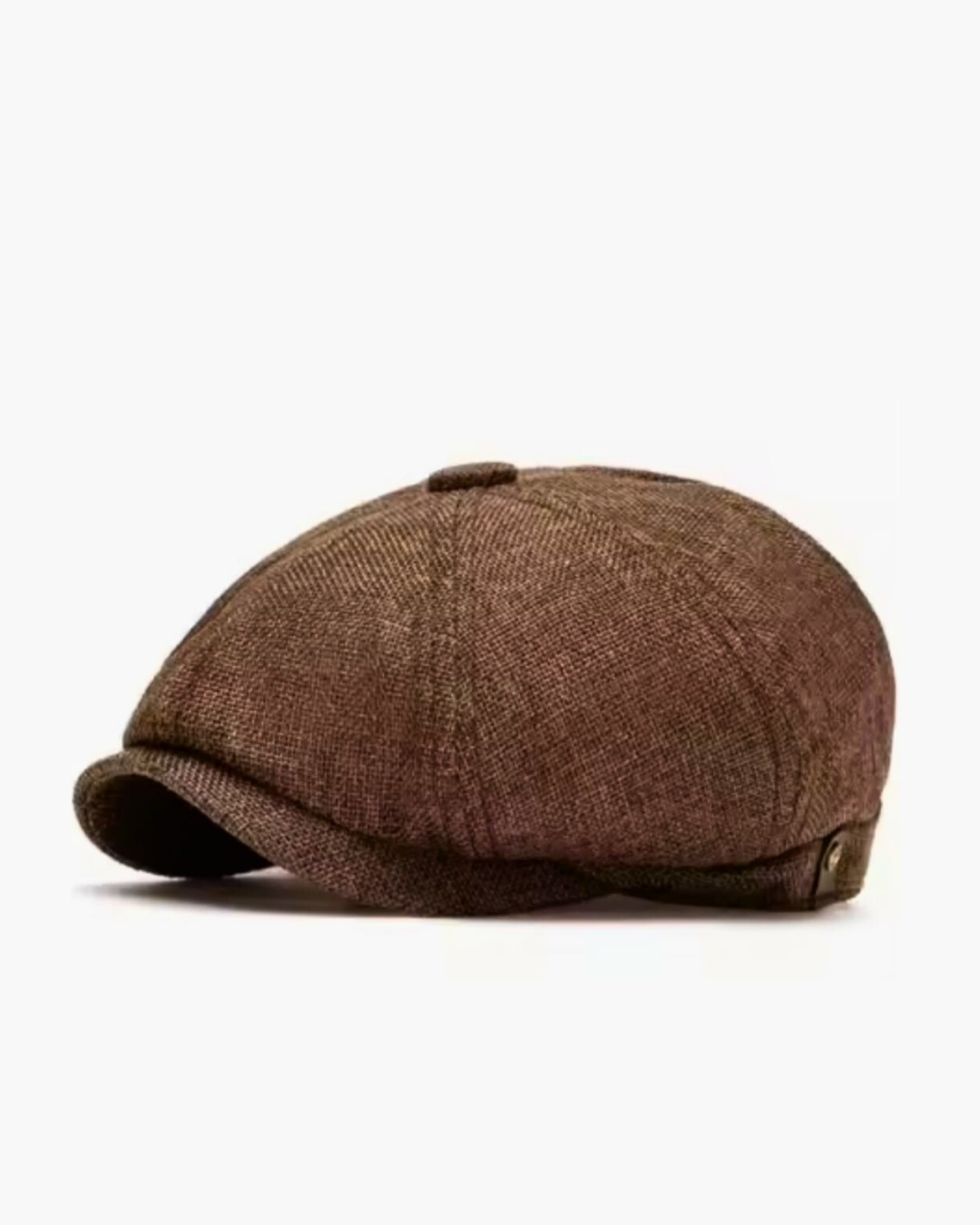 Brown Bayside Linen Cap (non-padded)