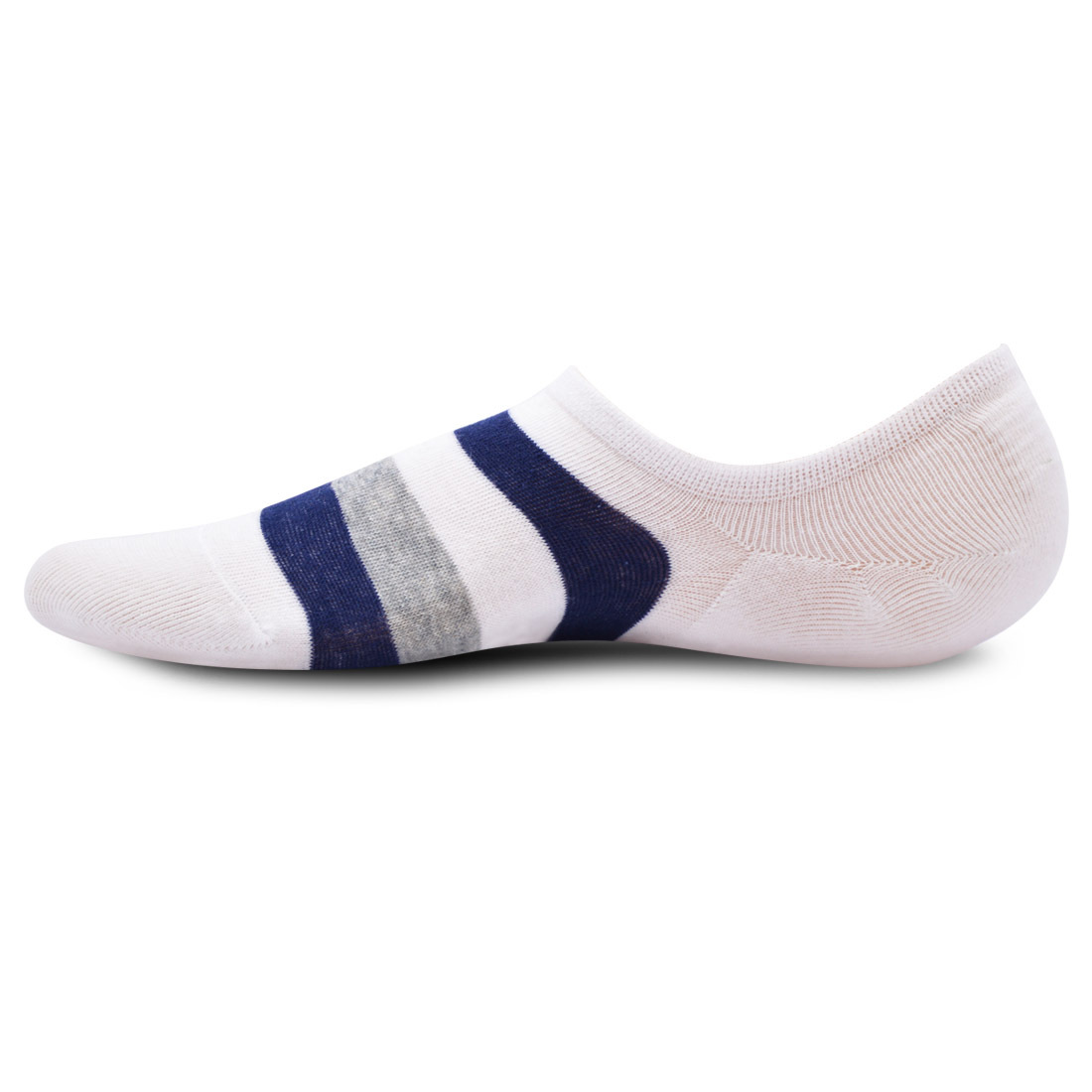 BnB - No Show Socks Thin Silicone Anti-Slip Cotton Socks (Set of 5 pairs) - Ultimo