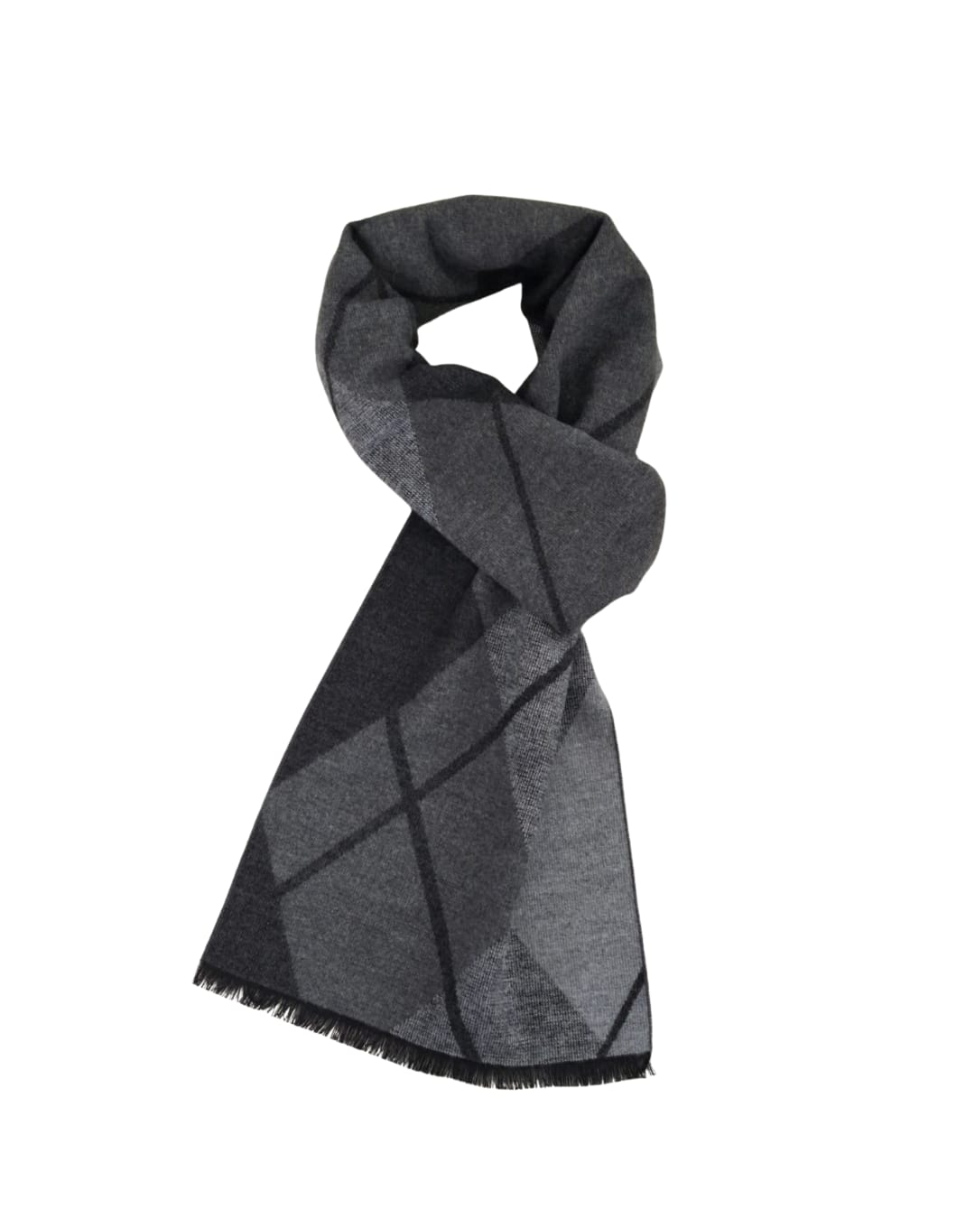 Silver Echo - luxurious blend of 60% polyester and 40% acrylic. Length of 180 cm and a classic width of 30 cm